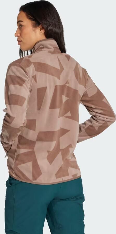Adidas Terrex Multi Bedrukt Fleece Jack met Lange Ritssluiting - Foto 5