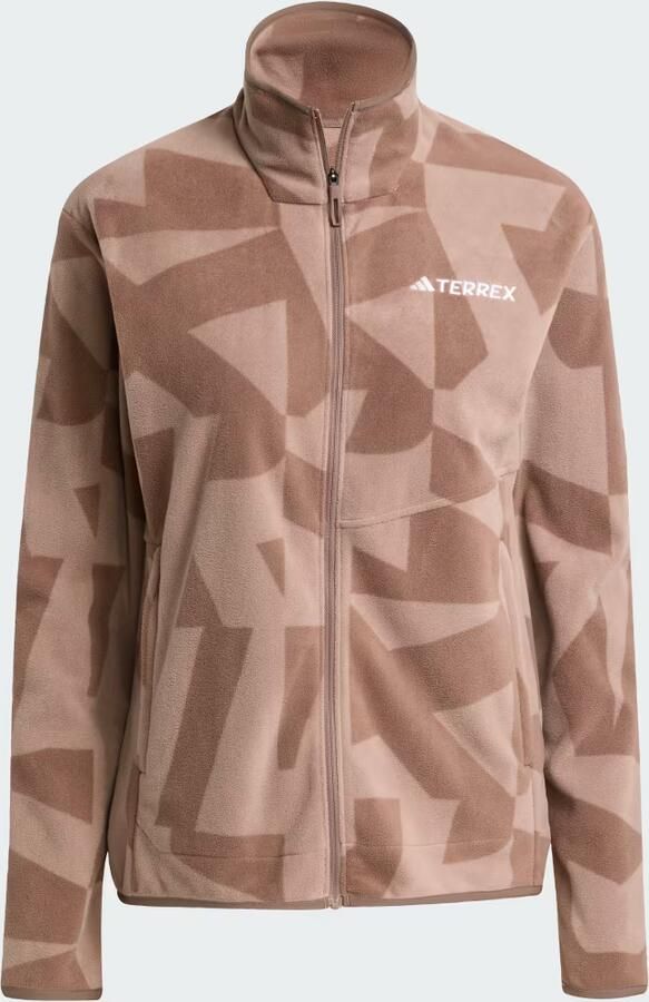 Adidas Terrex Multi Bedrukt Fleece Jack met Lange Ritssluiting - Foto 3
