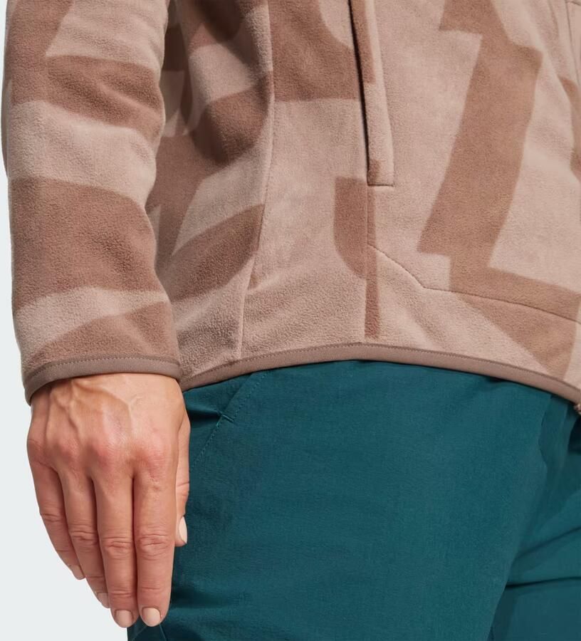 Adidas Terrex Multi Bedrukt Fleece Jack met Lange Ritssluiting - Foto 2