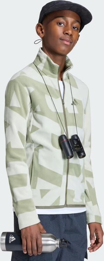 Adidas Terrex Multi Bedrukt Fleece Jack met Lange Ritssluiting Kids - Foto 5