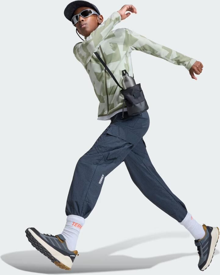 Adidas Terrex Multi Bedrukt Fleece Jack met Lange Ritssluiting Kids - Foto 3
