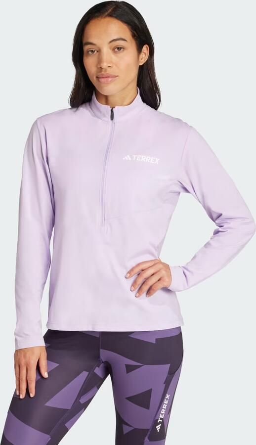 Adidas Terrex Multi Climacool Longsleeve met Halflange Rits