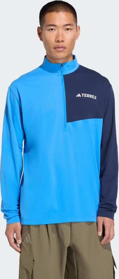 Adidas Terrex Multi Climacool Longsleeve met Halflange Rits