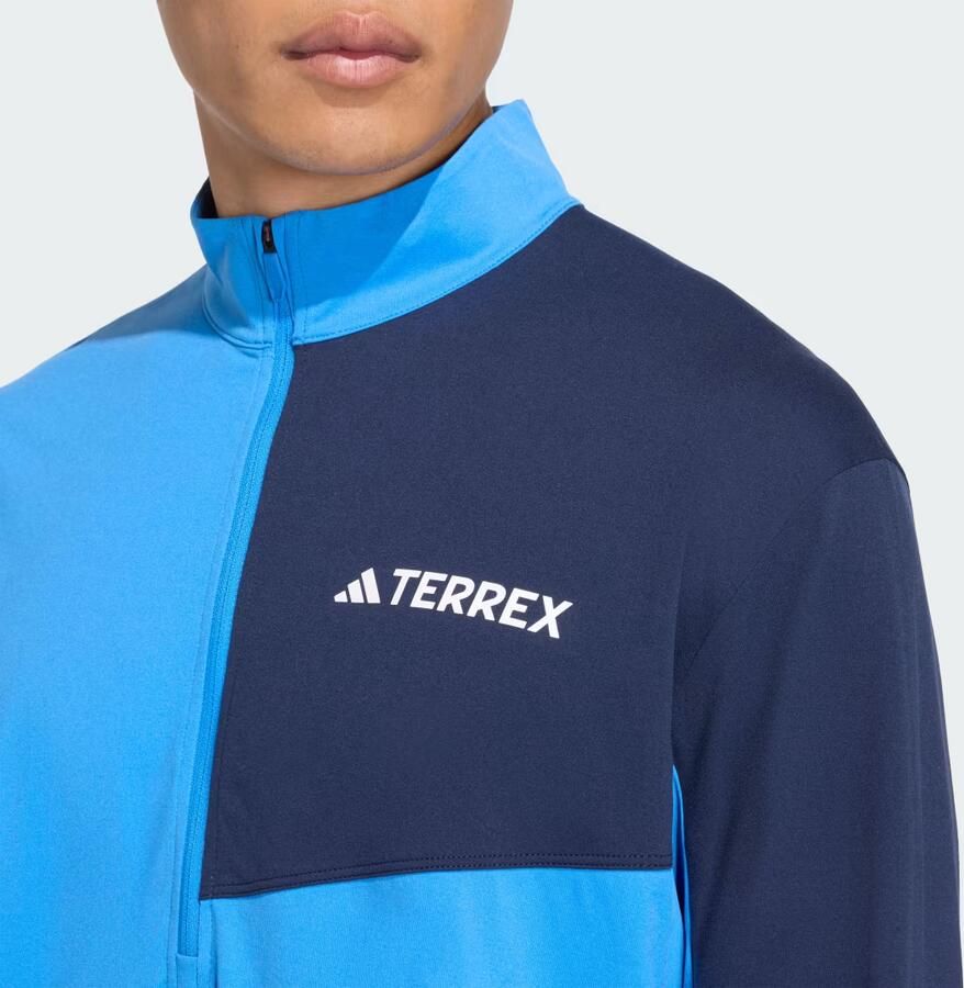 Adidas Terrex Multi Climacool Longsleeve met Halflange Rits - Foto 3
