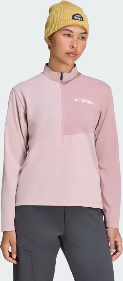 Adidas Terrex Multi Climacool Longsleeve met Halflange Rits