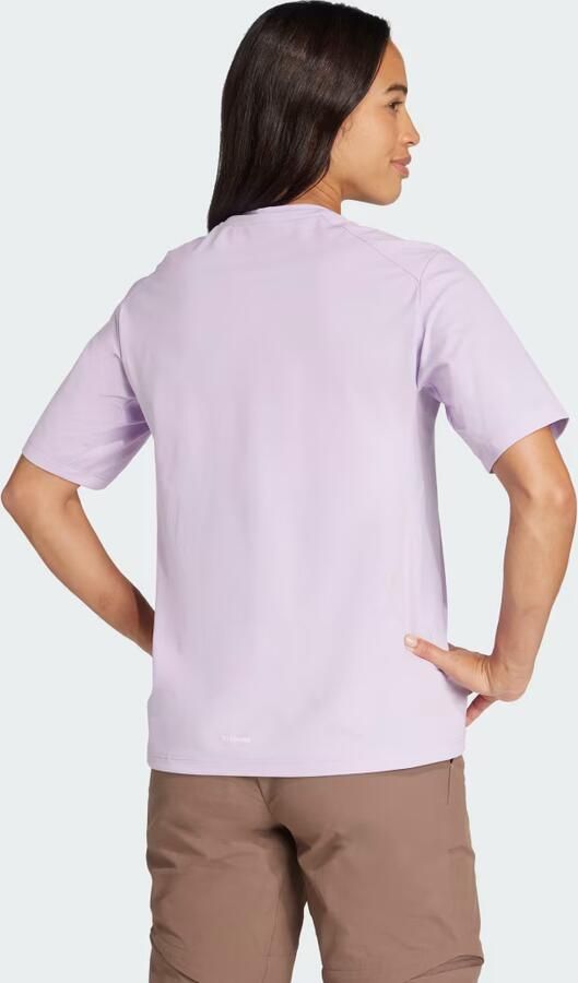 Adidas T-shirt Korte Mouw T-shirt Terrex Multi Climacool violet - Foto 5