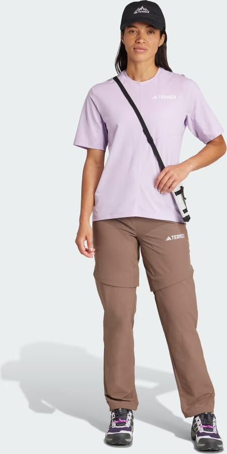 Adidas T-shirt Korte Mouw T-shirt Terrex Multi Climacool violet - Foto 6