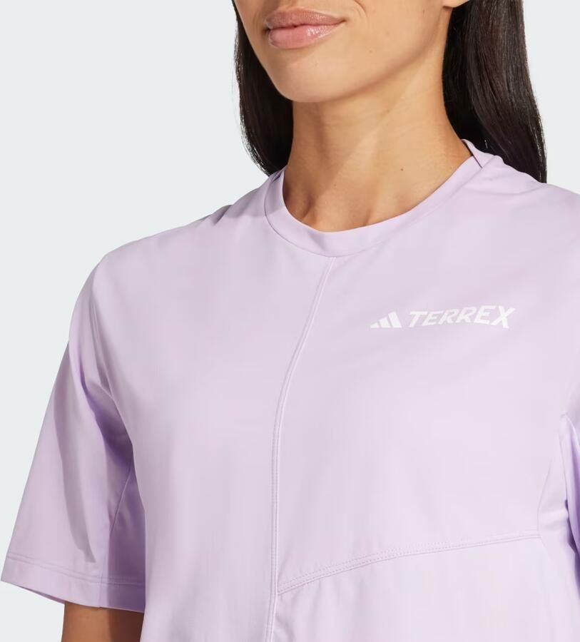 Adidas T-shirt Korte Mouw T-shirt Terrex Multi Climacool violet - Foto 2