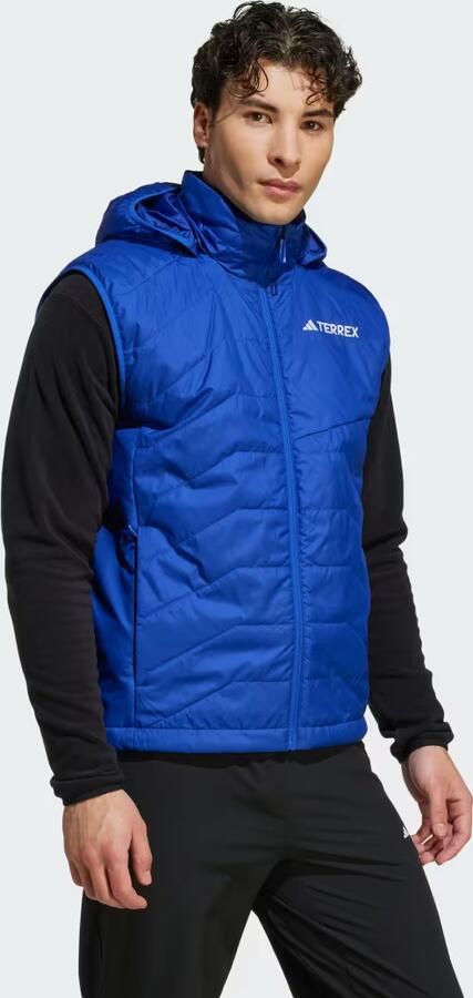 Adidas Terrex Multi Climawarm Insulated Bodywarmer met Capuchon Blauw- Heren Blauw - Foto 5