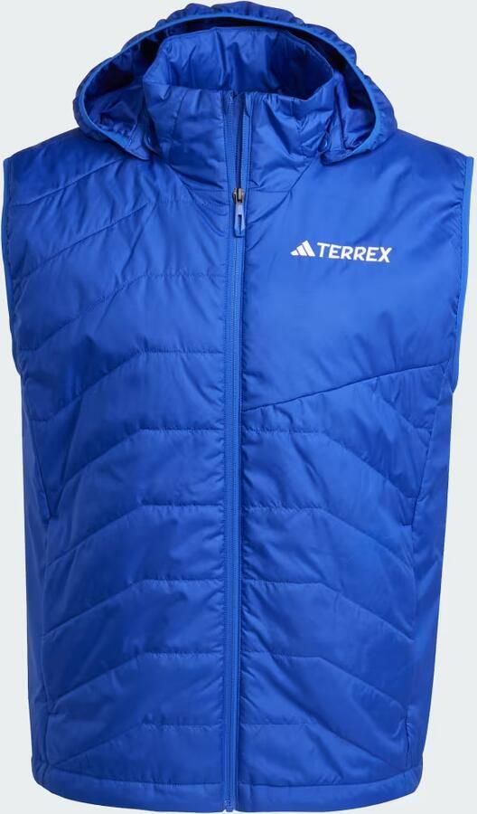Adidas Terrex Multi Climawarm Insulated Bodywarmer met Capuchon Blauw- Heren Blauw - Foto 2