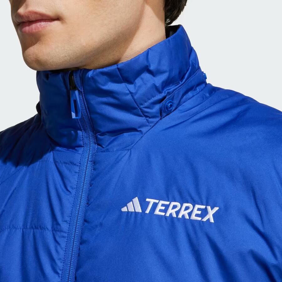 Adidas Terrex Multi Climawarm Insulated Bodywarmer met Capuchon Blauw- Heren Blauw