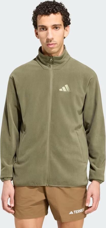 Adidas Terrex Multi Essentials Fleece Jack met Lange Ritssluiting