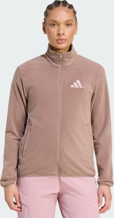 Adidas Terrex Multi Essentials Fleece Jack met Lange Ritssluiting