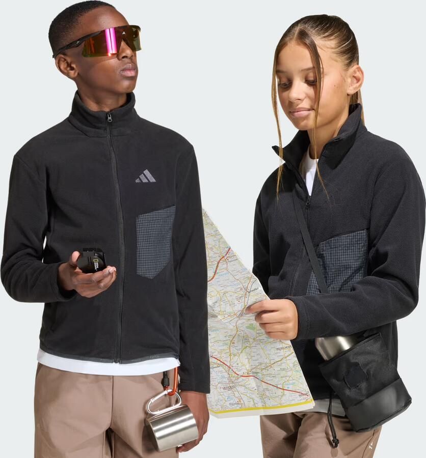 Adidas Terrex Multi Fleece met Lange Ritssluiting Kids