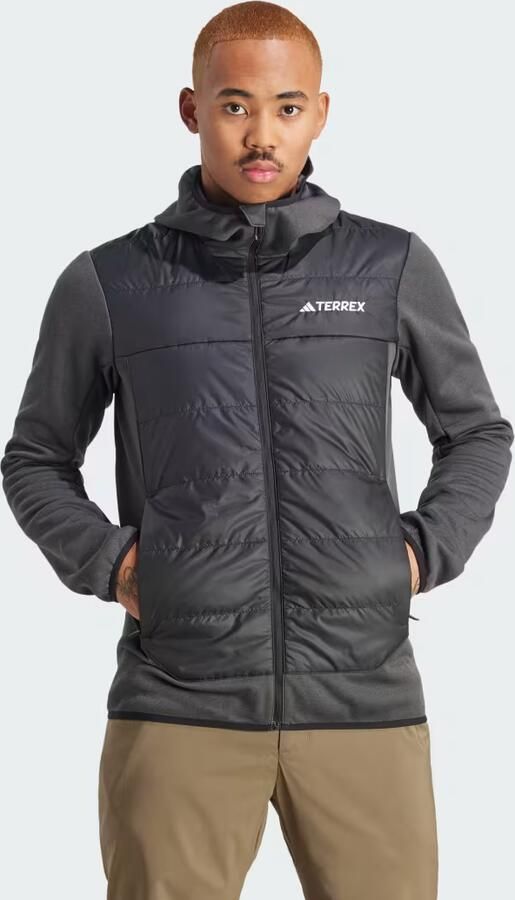 Adidas Terrex Multi Hybrid Insulated Capuchonjack Zwart- Heren Zwart - Foto 6