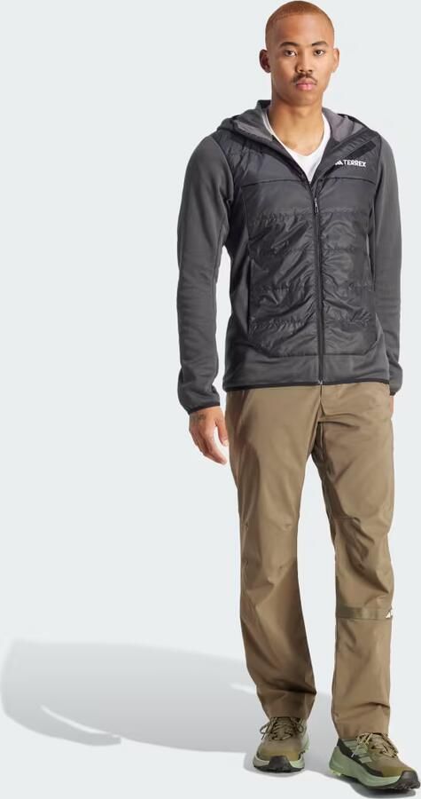 Adidas Terrex Multi Hybrid Insulated Capuchonjack Zwart- Heren Zwart - Foto 4