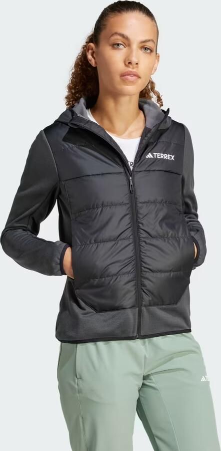 Adidas Terrex Multi Hybrid Insulated Capuchonjack Zwart- Dames Zwart - Foto 5