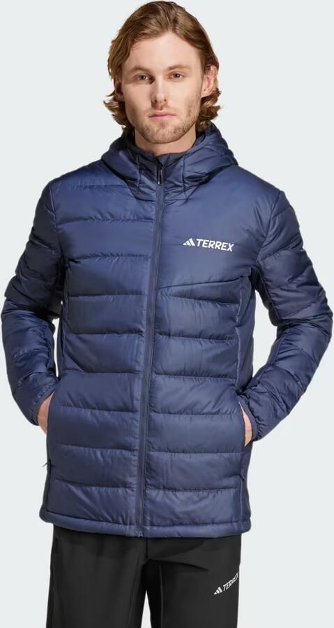 Adidas Terrex Multi Light Donsjack met Capuchon Blauw- Heren Blauw - Foto 6