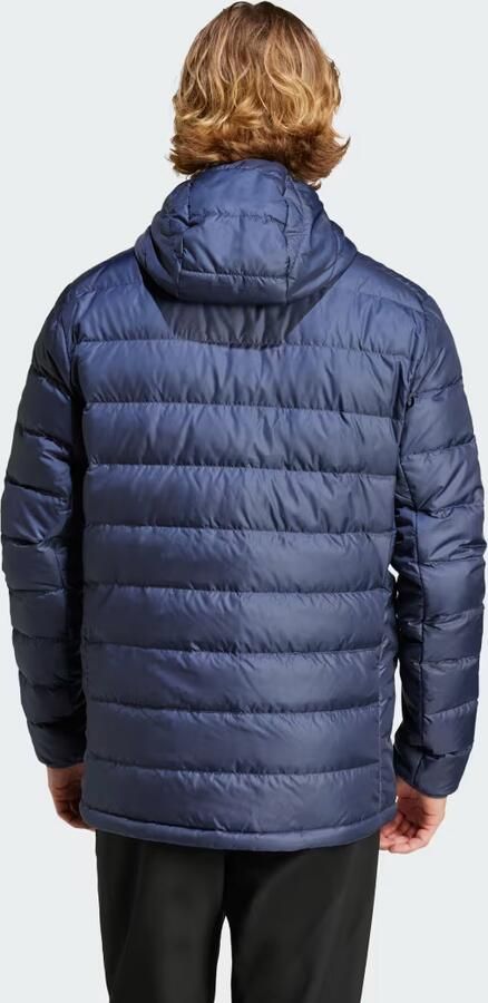 Adidas Terrex Multi Light Donsjack met Capuchon Blauw- Heren Blauw - Foto 4