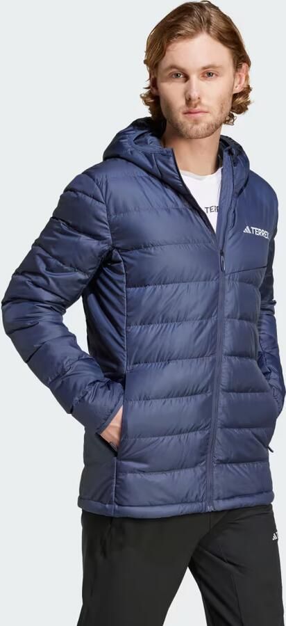 Adidas Terrex Multi Light Donsjack met Capuchon Blauw- Heren Blauw - Foto 5