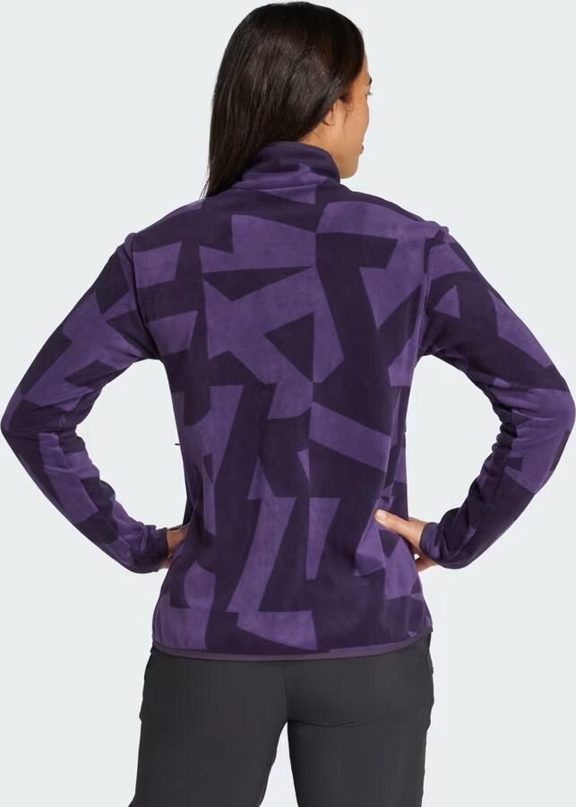 Adidas Terrex Multi Printed Fleece Ritsjack - Foto 3