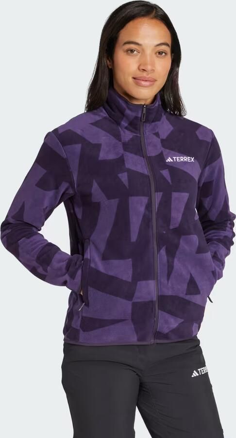 Adidas Terrex Multi Printed Fleece Ritsjack - Foto 5