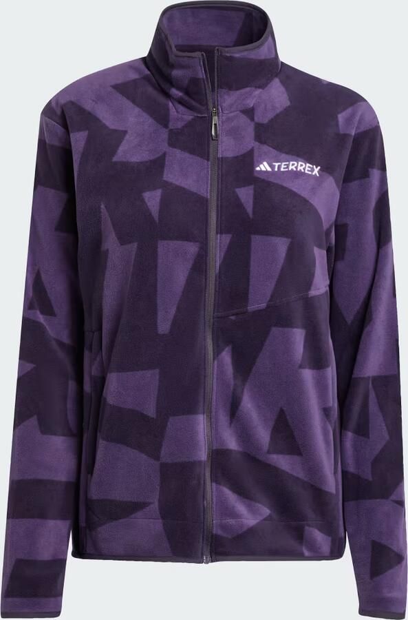 Adidas Terrex Multi Printed Fleece Ritsjack - Foto 4