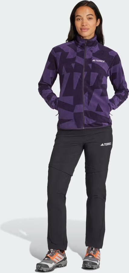 Adidas Terrex Multi Printed Fleece Ritsjack - Foto 6