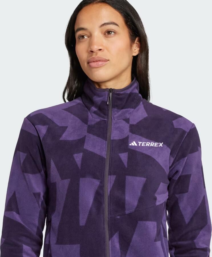 Adidas Terrex Multi Printed Fleece Ritsjack - Foto 2