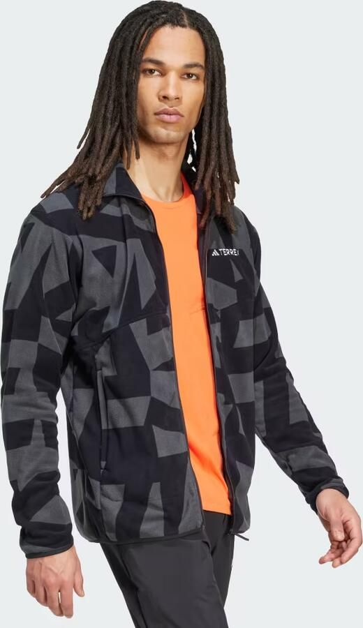 Adidas Terrex Multi Printed Fleece Ritsjack - Foto 4