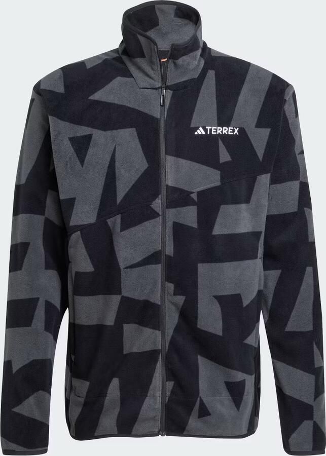 Adidas Terrex Multi Printed Fleece Ritsjack - Foto 3