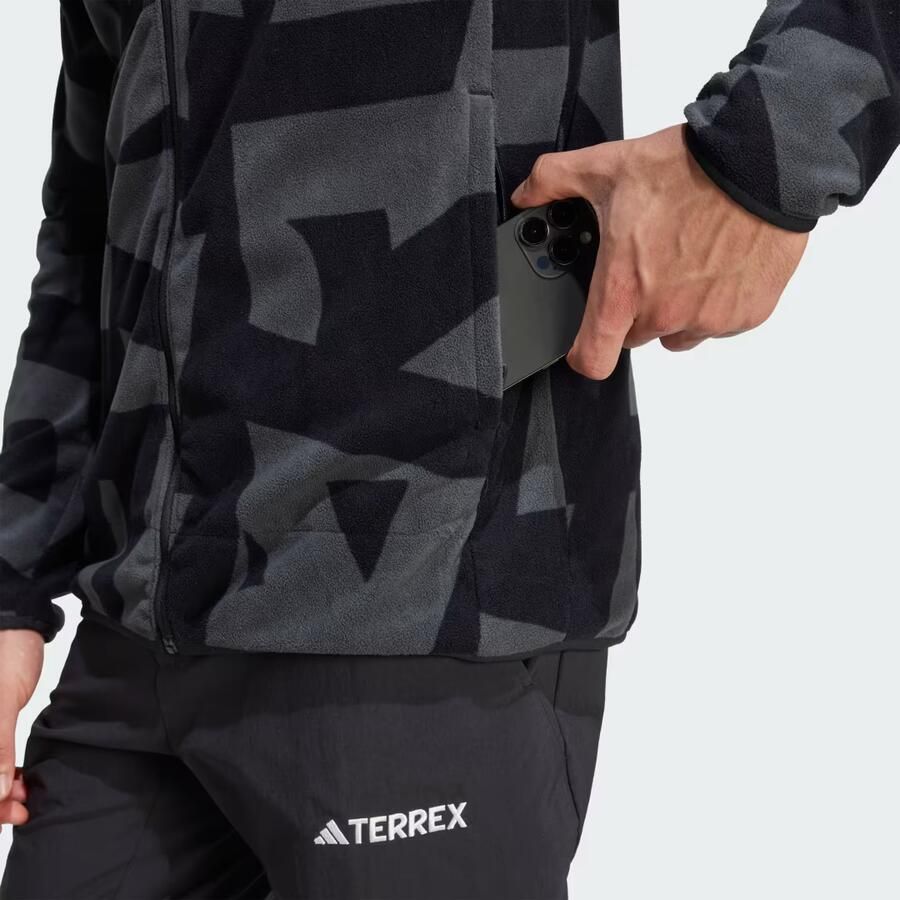 Adidas Terrex Multi Printed Fleece Ritsjack - Foto 2