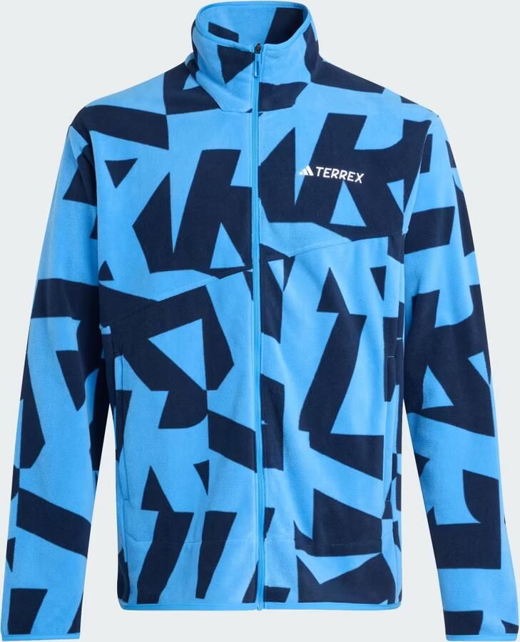 Adidas Terrex Multi Printed Fleece Ritsjack - Foto 3