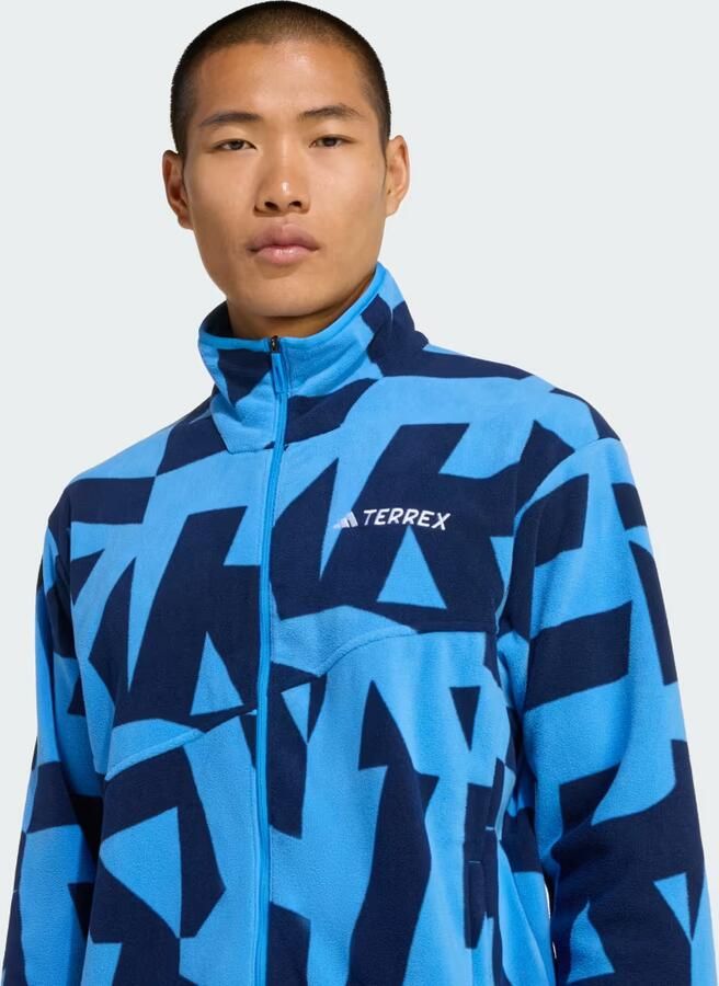 Adidas Terrex Multi Printed Fleece Ritsjack - Foto 4