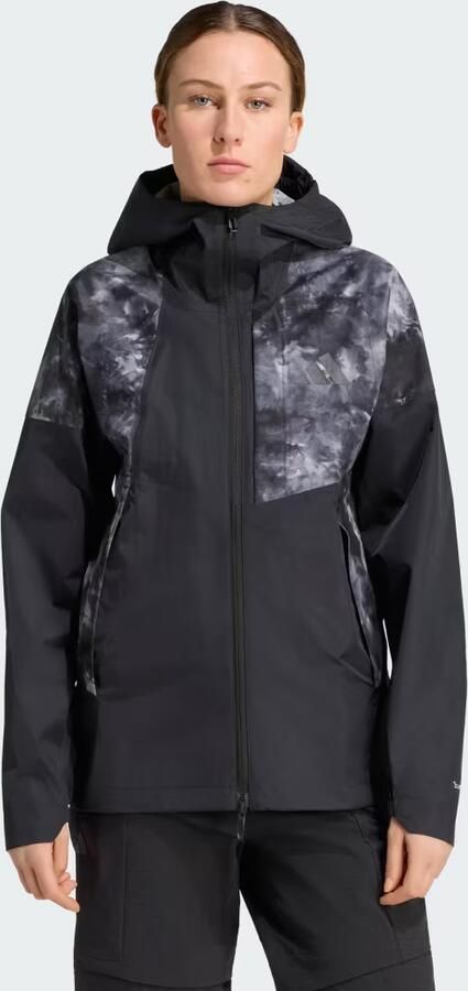 Adidas Terrex Xperior 2.5 Layer Hybrid Primeknit Spray Dye Climaproof Jack