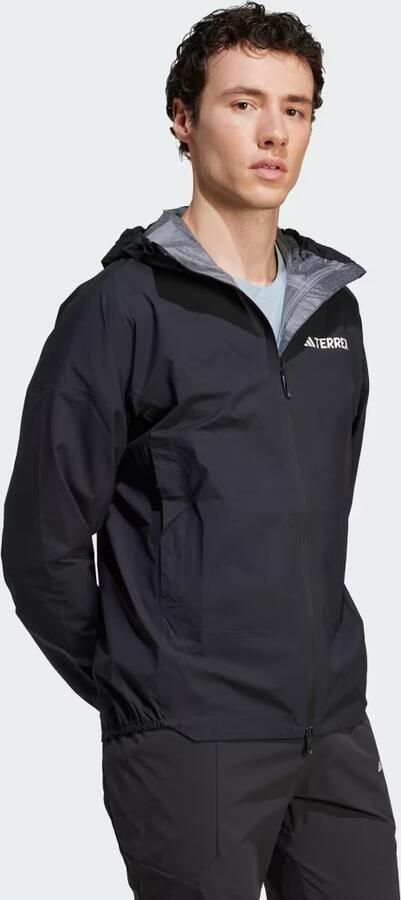 Adidas Terrex Xperior 2.5 Layer Light Climaproof Jack Zwart- Heren Zwart - Foto 6