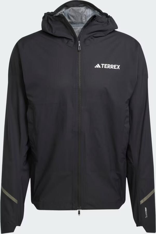 Adidas Terrex Xperior 2.5 Layer Light Climaproof Jack Zwart- Heren Zwart - Foto 4