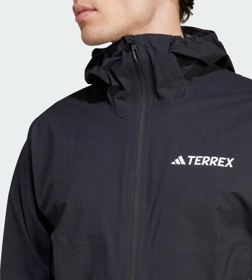 Adidas Terrex Xperior 2.5 Layer Light Climaproof Jack Zwart- Heren Zwart - Foto 3