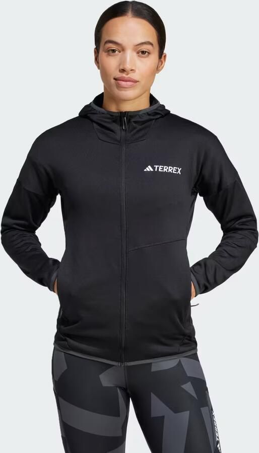 Adidas Terrex Xperior Climawarm Licht Fleece Capuchonjack