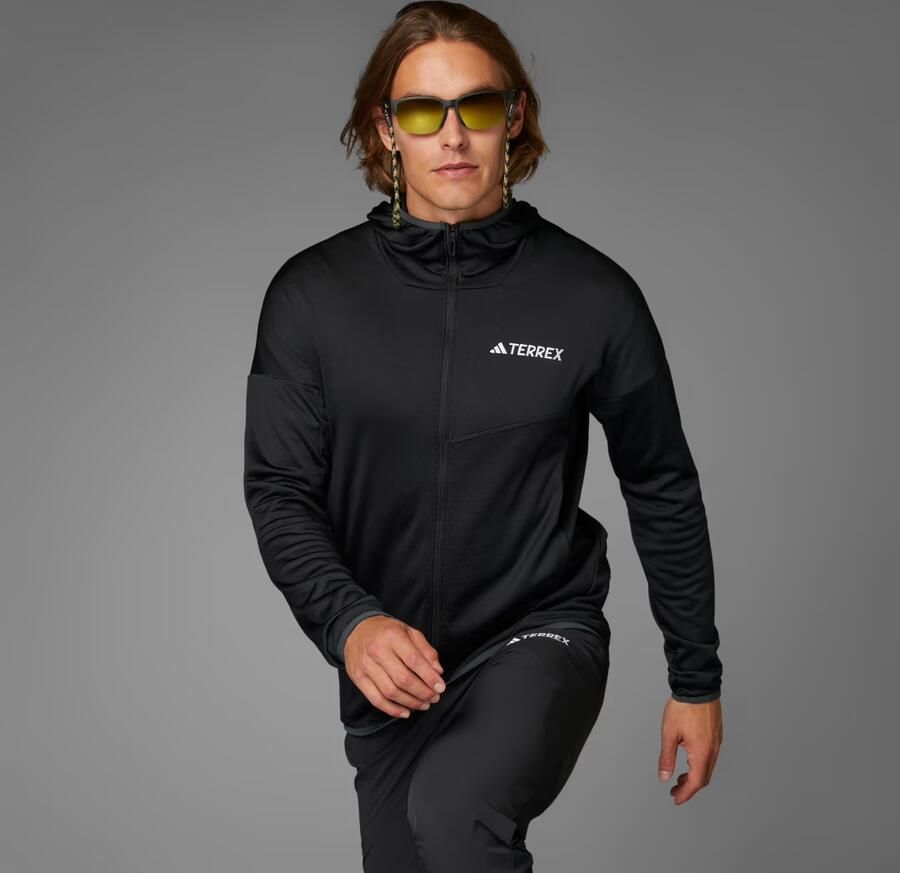 Adidas Terrex Xperior CLIMAWARM Licht Fleece Capuchonjack