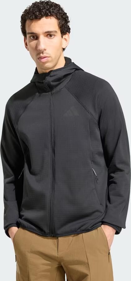 Adidas Terrex Xperior CLIMAWARM+ Ventknit Fleece Hooded Jack