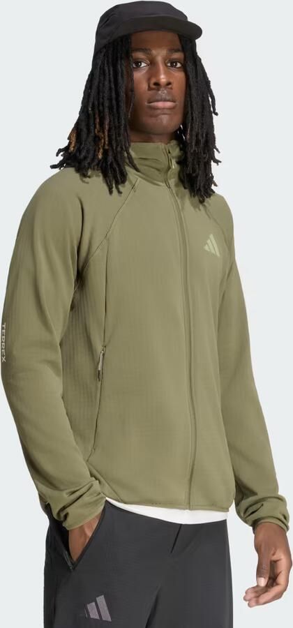 Adidas Terrex Xperior CLIMAWARM+ Ventknit Fleece Hooded Jack
