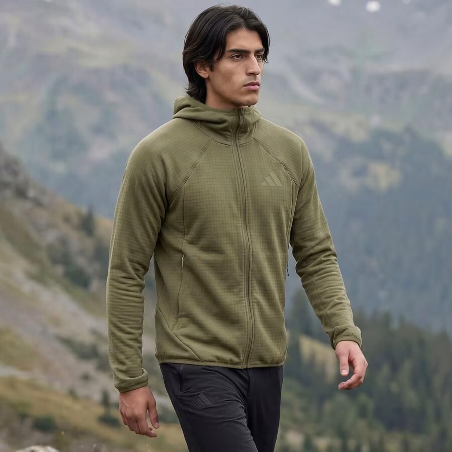 Adidas Terrex Xperior CLIMAWARM+ Ventknit Fleece Hooded Jack - Foto 2