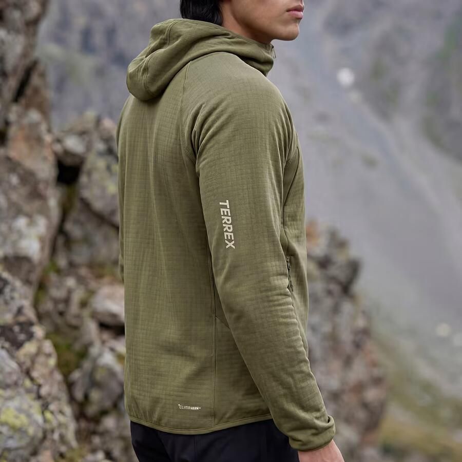 Adidas Terrex Xperior CLIMAWARM+ Ventknit Fleece Hooded Jack - Foto 3