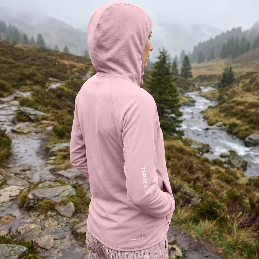 Adidas Terrex Xperior CLIMAWARM+ Ventknit Fleece Hooded Jack - Foto 2