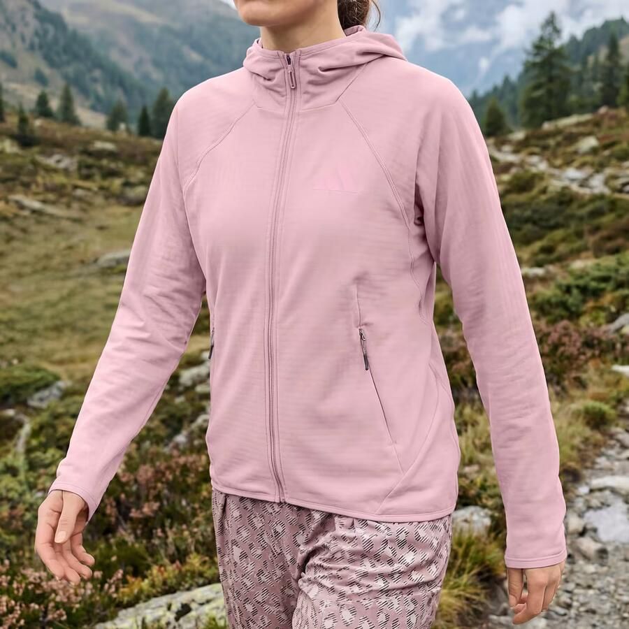 Adidas Terrex Xperior CLIMAWARM+ Ventknit Fleece Hooded Jack - Foto 3