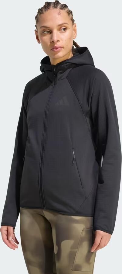 Adidas Terrex Xperior CLIMAWARM+ Ventknit Fleece Hooded Jack