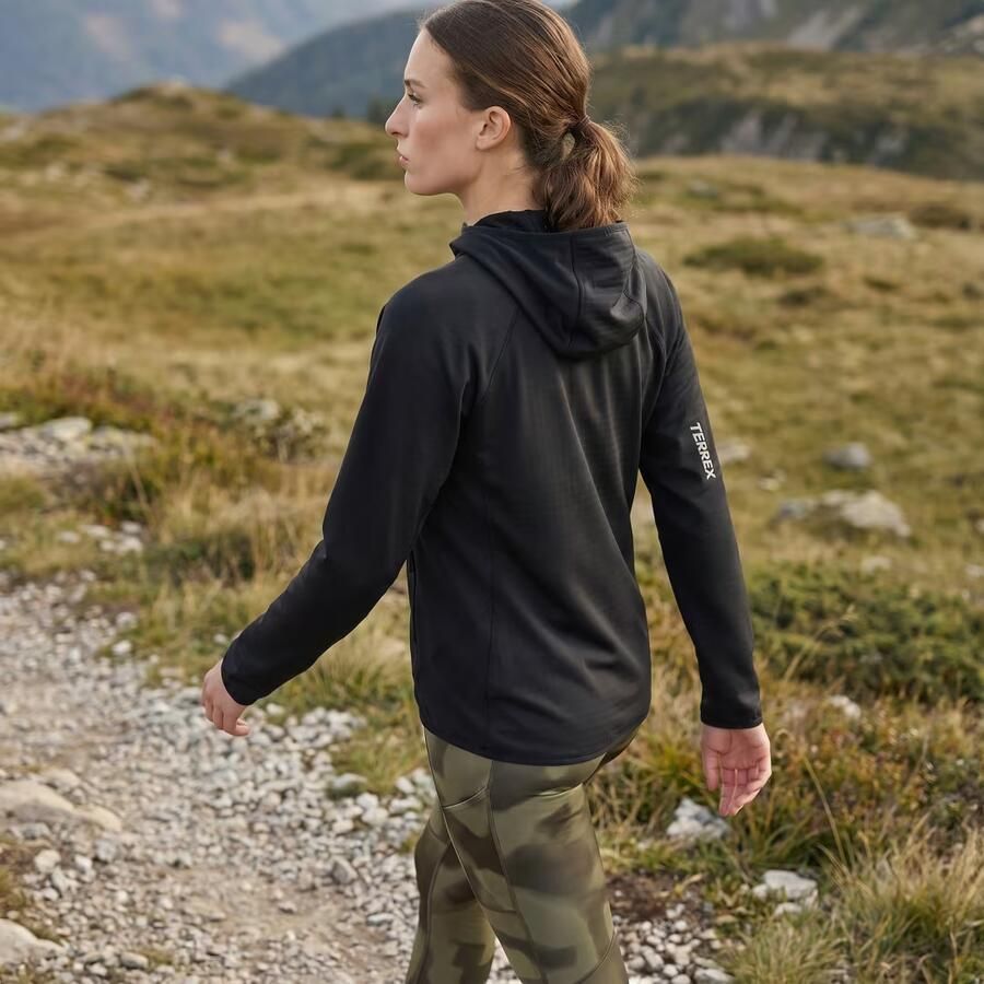 Adidas Terrex Xperior CLIMAWARM+ Ventknit Fleece Hooded Jack - Foto 2