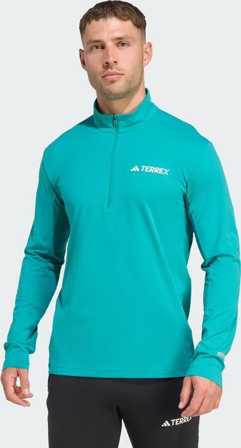 Adidas Terrex Xperior Longsleeve met Halflange Rits