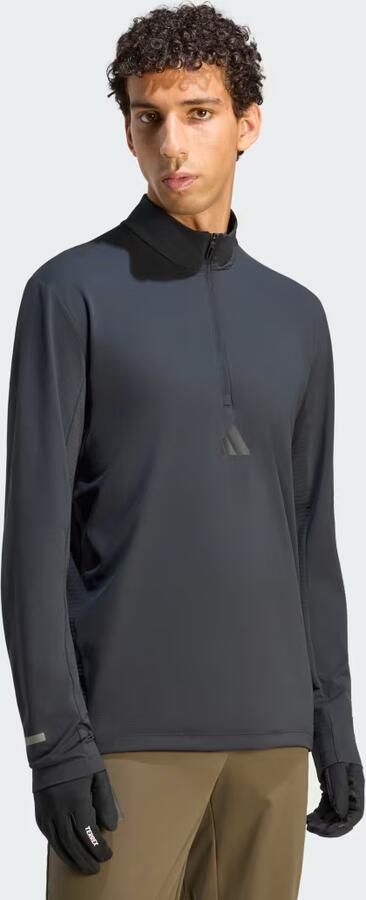 Adidas Terrex Xperior Longsleeve met Halflange Rits